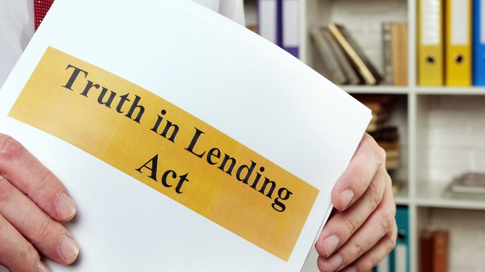 How the Truth in Lending Act (TILA) Affects Loan Risk